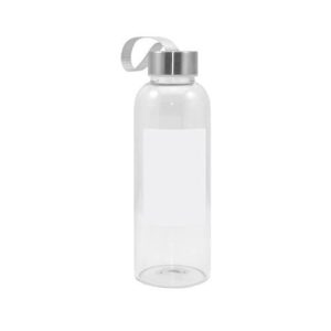 Klaaspudel 420 ml valge raamiga